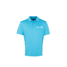 Kitsat Polo Shirt, Turquoise