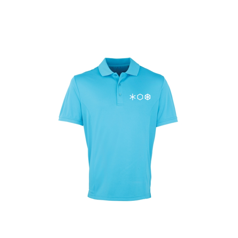 Kitsat Polo Shirt, Turquoise