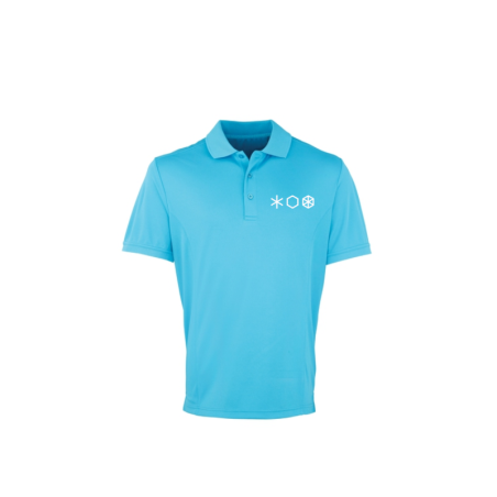 Kitsat Polo Shirt, Turquoise, Women